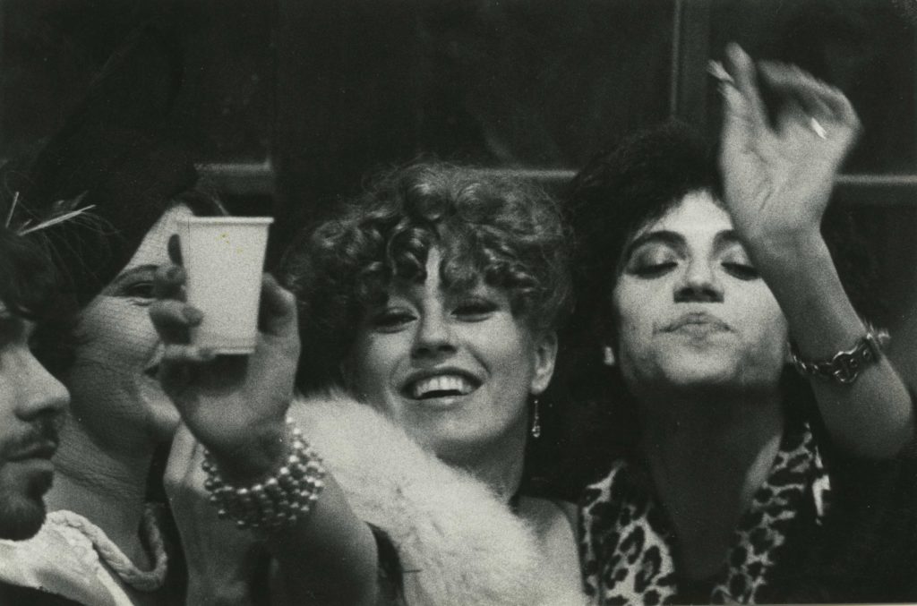 Festa després de la presentació d'un curtmetratge. Autor desconegut, 1978