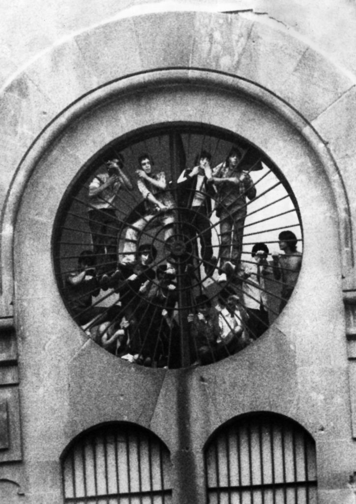 Presos en vaga a La Model. Autor desconegut, 1982