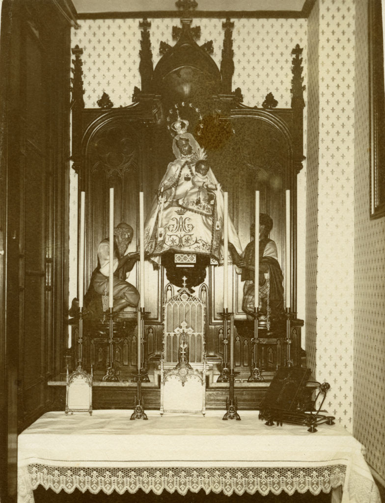 L'oratori a casa, 1952. (Cedida per Maria Dolors Vilaseca)