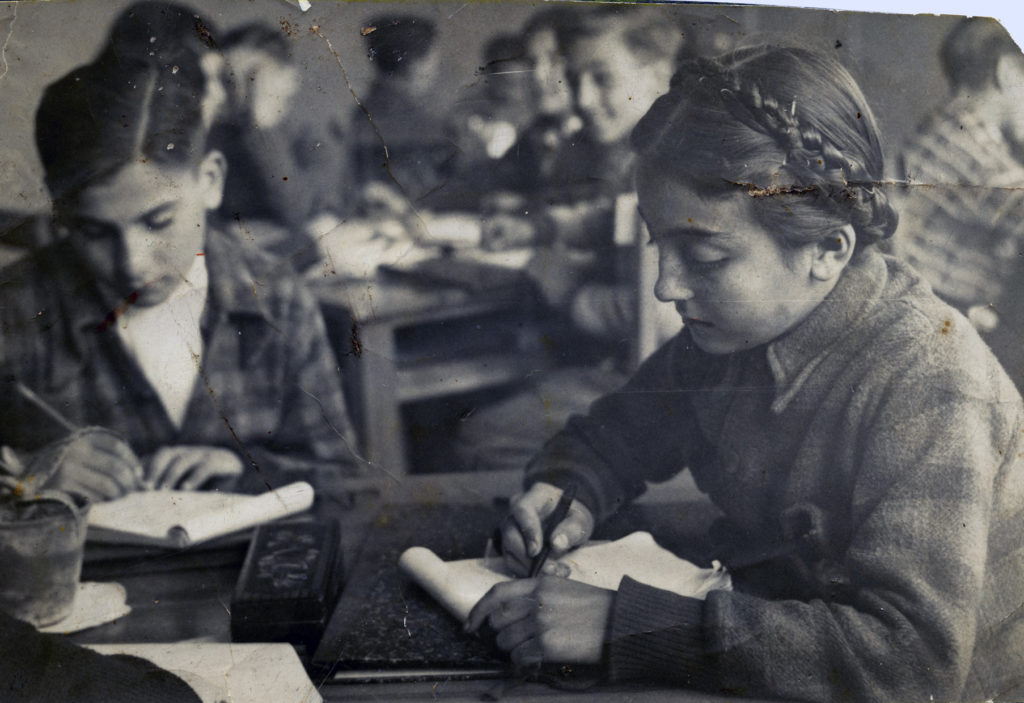 Escola Unificada Claror, 1937 (Cedida per Francesc Xavier Ricart Riudeubas)