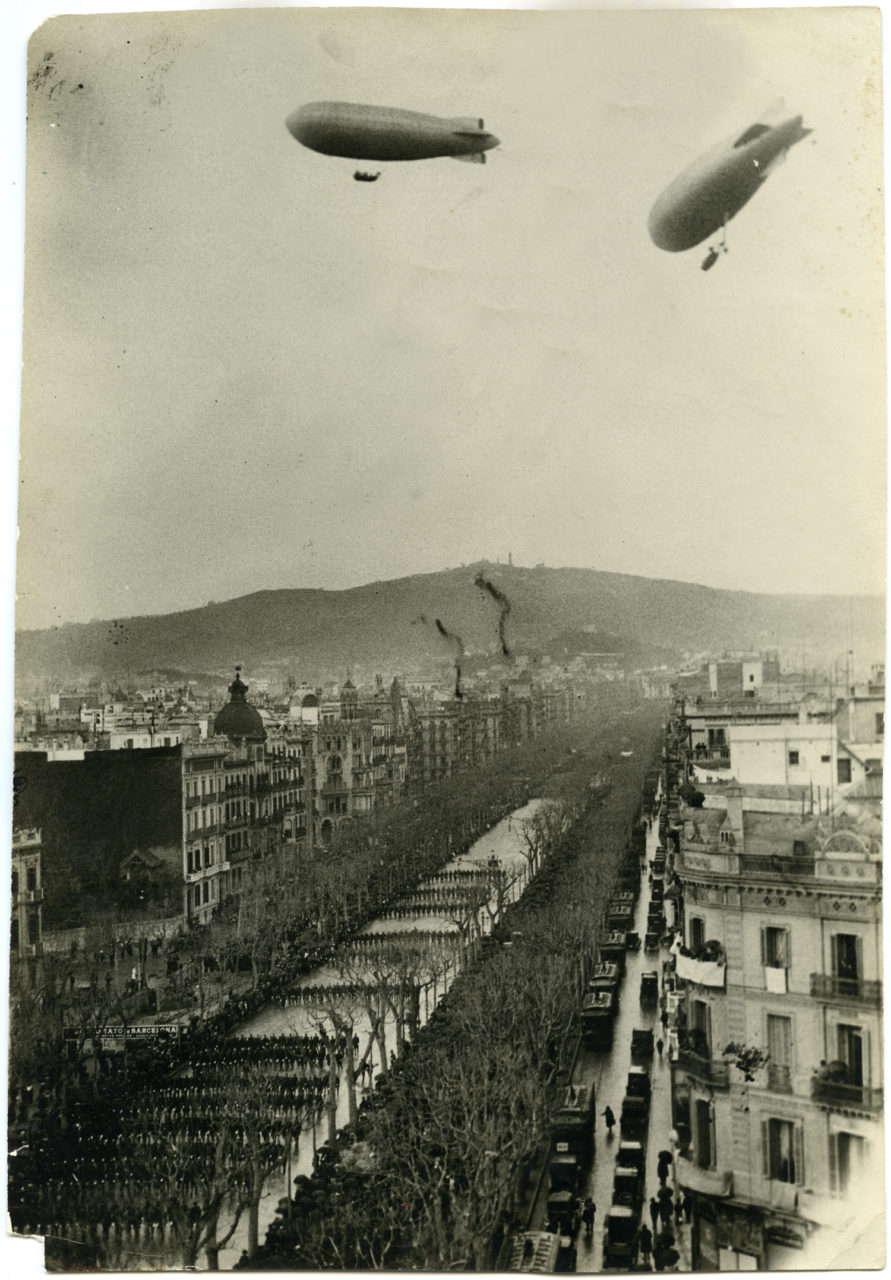 Desfilada militar, 1923. Cessió de l'AFB.